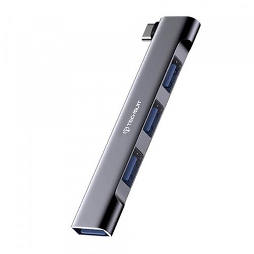 Hub USB-C Techsuit H13 ZenithDock, 4in1 (Gri)