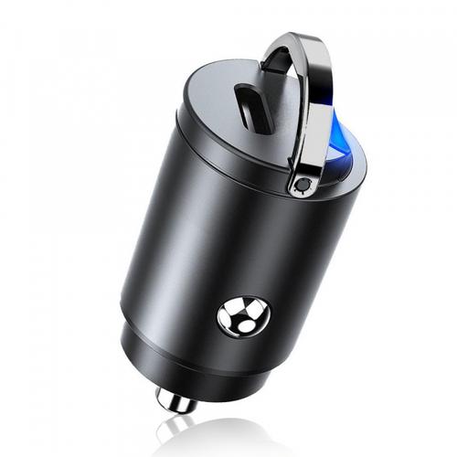 Incarcator Auto Techsuit C5 NanoVolt, 30W, 3A, 1 x USB-C (Negru)