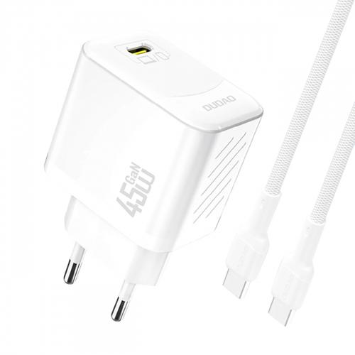 Incarcator retea Dudao A28C, 45W, 3A, 1 x USB-C (Alb)