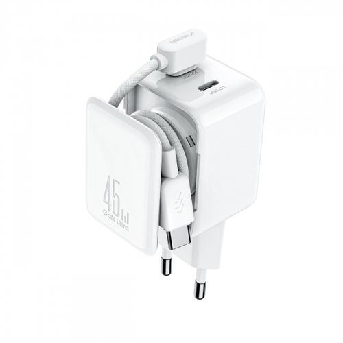 Incarcator retea Joyroom JR-TCL05, 45W, 3A, 2 x USB-C (Alb)