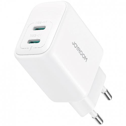 Incarcator retea Joyroom JR-TCF12, 20W, 3A, 2 x USB-C (Alb)