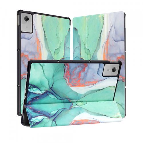 Husa pentru Lenovo Idea Tab Plus, Techsuit, FoldPro Green Time, Multicolor