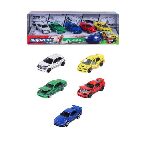 Set 5 masinute Majorette - JDM Legends Anime