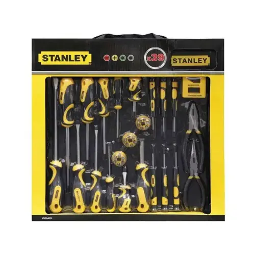 Set de insurubare Stanley STHT0, 39 piese, in geanta de transport