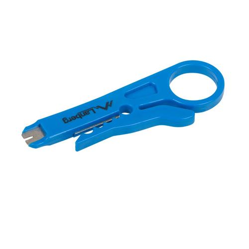 Cutter dezizolator Lanberg 41823, pentru cabluri, in blister, Albastru