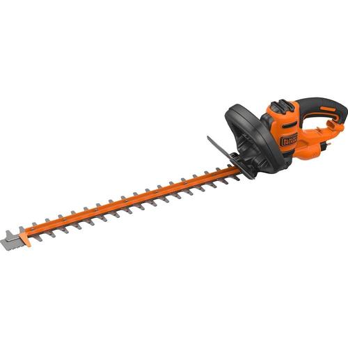 Foarfeca electrica pentru tuns gard viu, 500 W, lama 55 cm, Black+Decker