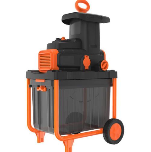Tocator crengi si resturi vegetale electric Black+Decker BEGAS5800-QS 2800W (Portocaliu/Negru)