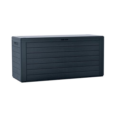 Cutie de gradina Prosperplast MBWL280-S433, Plastic, 116 x 43.8 x 55 cm, 280 l, Gri