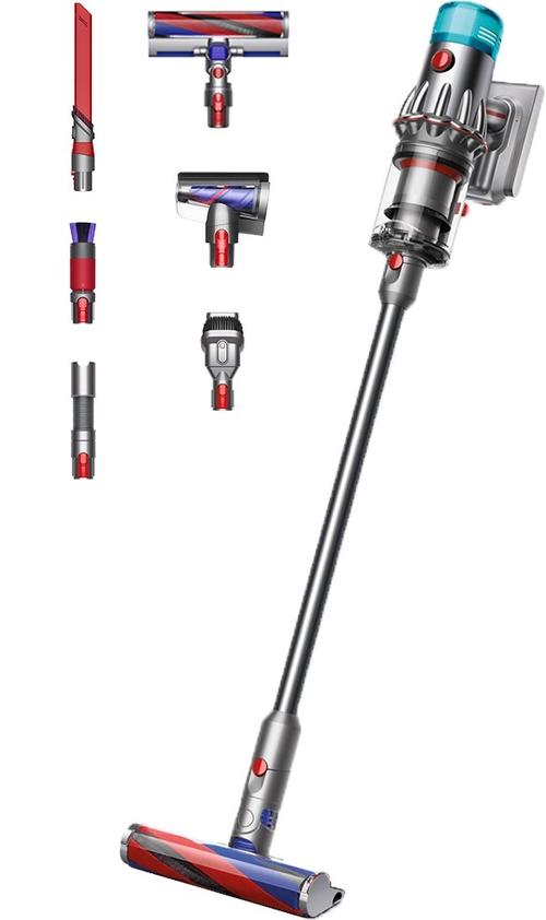 Aspirator vertical Dyson V12 Origin 492711-01, 500 W, 120 AW, Recipient 0.35 l, Filtru HEPA (Argintiu)