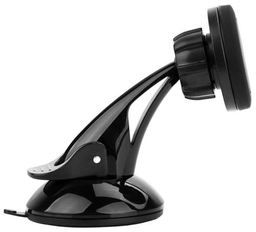 Suport Auto Magnetic Lemontti LEMSAMAGN, prindere ventuza (Negru)