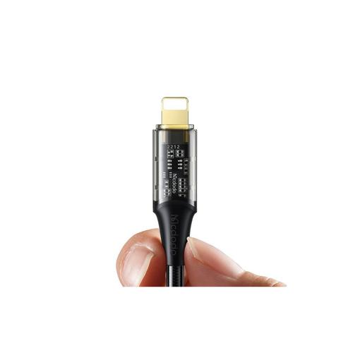 Cablu de date Mcdodo Amber Series Fast Charging Type-C la Lightning ,36W, 1,2m (Negru)