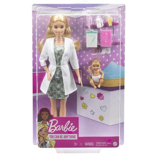 Papusa Barbie You can be  Doctor Pediatru