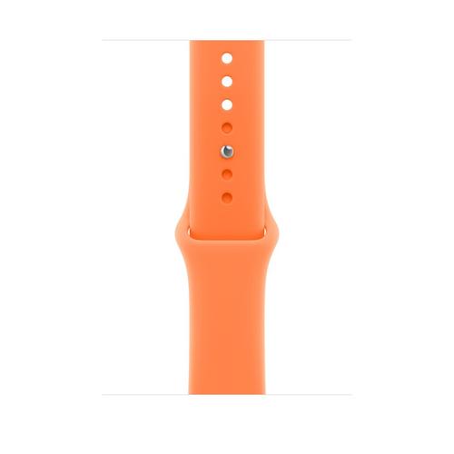 Curea Smartwatch Apple MHYL4ZM/A pentru Watch 46mm, Sport Band - M/L (Portocaliu)