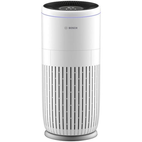 Purificator de aer Bosch Air 6000, CADR 600m3/h, Prefiltru, filtru HEPA H13, filtru carbon activ, filtru antibacterian, senzor temperatura si umiditate, senzor de praf (Alb)