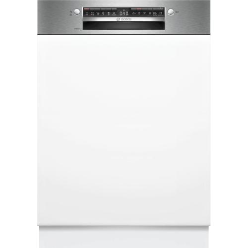Masina de spalat vase semi incorporabila Bosch SMI4HTS14E, 13 seturi, 6 programe, Home Connect, EcoSilence Drive, ExtraDry, Hygiene Plus, DosageAssist, Clasa C, 60 cm