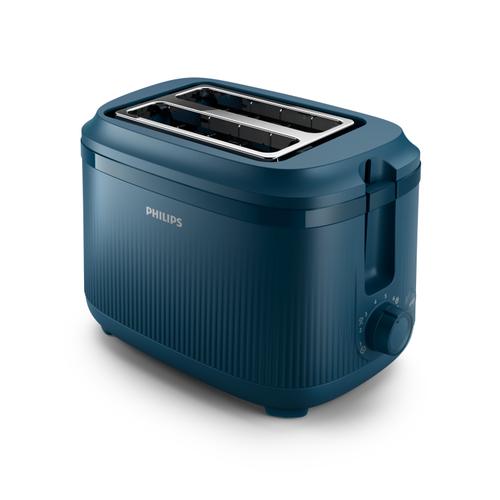 Prajitor de paine Philips HD2511/70, 830 W, 2 felii, 8 setari rumenire (Albastru)