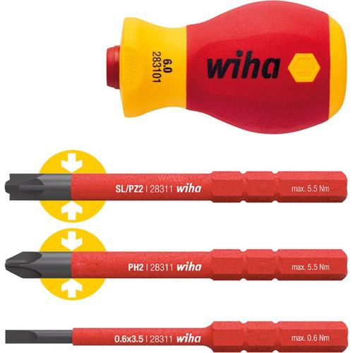 Surubelnita  Wiha SoftFinish slimVario,  3 capete