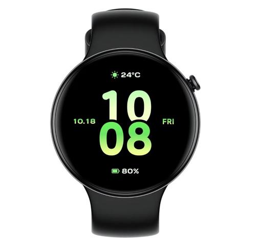 Smartwatch HONOR Watch Fit Active, Ecran AMOLED 1.32inch, Bluetooth, GPS, Autonomie 23 zile, Android/iOS, 5 ATM, IP68 (Negru)