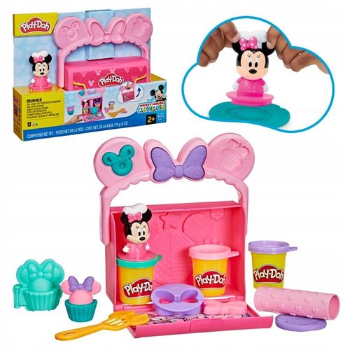 Play-Doh Minnie Mouse si patiseria mobila, valiza cu plastilina