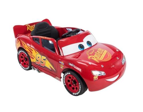 Masinuta electrica pentru copii Huffy Cars Lightning McQueen, baterie 7.2V, autonomie 30 de minute, viteza 5km/h (Rosu)