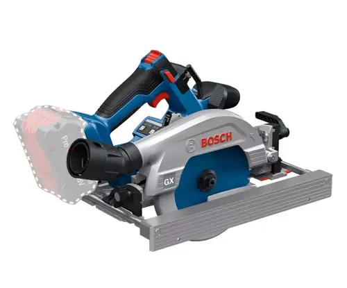 Fierastrau circular Bosch GKS 18V-57-2 GX, 165 mm, 18V, adancime taiere 57 mm, set fara acumulatori si incarcator, in valiza L-Boxx