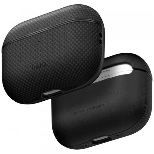 Husa UNIQ Keva Prime pentru Apple AirPods Pro 3, Neagra