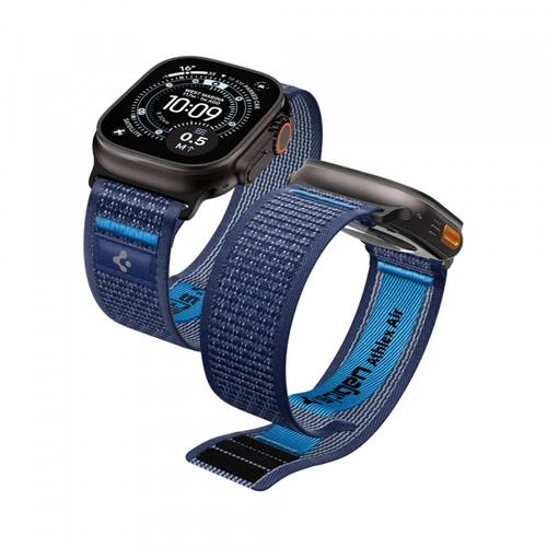 Curea Spigen Athlex Air 2 pentru Apple Watch 49mm / 46mm / 45mm / 44mm Series, Bleumarin