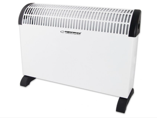 Convector electric Esperanza Tanami ESP-EHH008, 750/1250/2000 W (Alb/Negru)