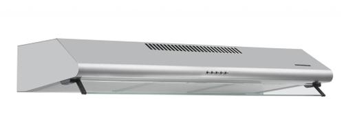 Hota traditionala Heinner HCH-490-SS, 2 motoare, Putere de absorbtie 304.5 m3/h, Lumina LED, 3 trepte de viteza, 90 cm, Inox