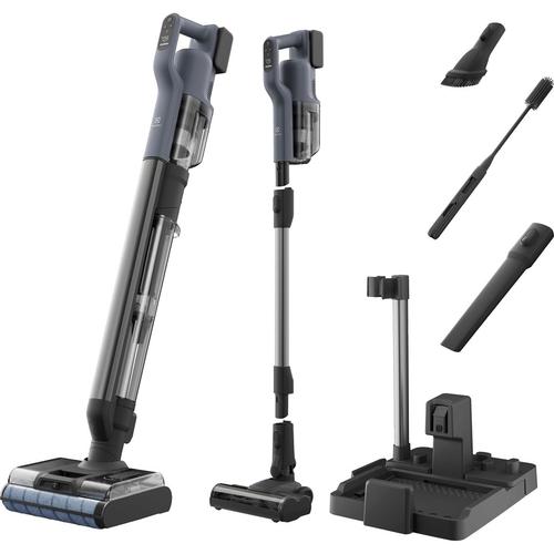 Aspirator vertical Electrolux 800 Wet&Dry 3in1 EW82U2DB, 0.57l, Putere aspirare 105W, 21.6V, autonomie max 35 min (Albastru/Negru)