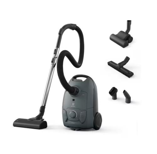 Aspirator cu sac Electrolux Seria 500 EB51A4OG, 750 W, Filtru HEPA, Raza de actiune 8.5 m, Perie Turbo (Verde)