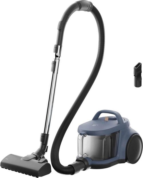 Aspirator fara sac Electrolux 500 EL51C1LDB, 850 W, recipient praf 2l, filtrare HEPA, raza de actiune 9 m, perie premium AllFloor, tub metalic telescopic cu blocare (Albastru/Negru)