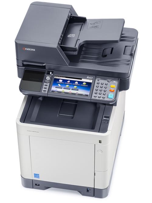 Multifunctionala Laser Color refurbished Kyocera Ecosys M6535cidn, A4, 35 ppm, 1200 x 1200 dpi, Copiator, Scanner, Fax, USB, Retea