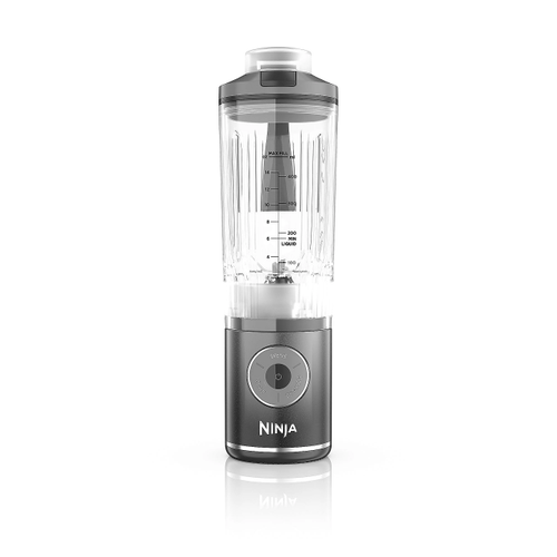 Blender portabil Ninja Blast Max BC251EUGY, capacitate 570 ml, 3 programe, tehnologie Auto-iQ (Gri)