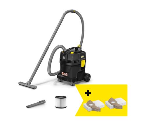 Aspirator umed-uscat profesional Karcher NT 22/1 Ap L Go!Further, 1300 W, Container 22 L, Cablu 6m (Negru)