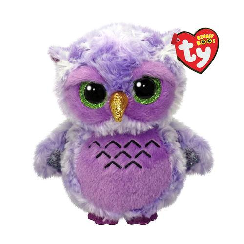 Jucarie plus TY Boos Owlivia Bufnita, 15cm, Mov