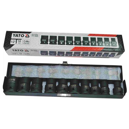 Set Chei Tubulare de Impact 10-22mm, Yato YT-1025