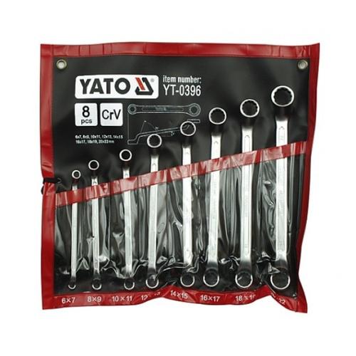 Set chei inelare cu cot Yato YT-0396,  6-22mm