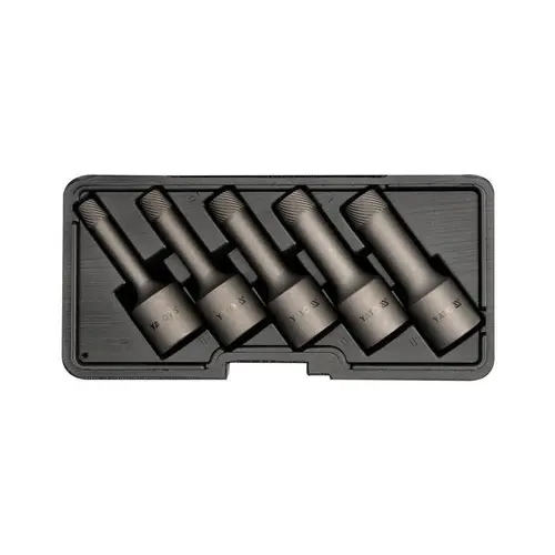 Set extractoare suruburi rupte Yato YT-0624, 1/2inch, 8-16mm, 5 piese