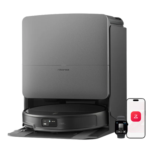Aspirator robot cu mop Roborock Saros 20, 65 W, 36.000 Pa WiFi, Autonomie 180 minute, Filtru HEPA, AdaptLift 3.0, 6400 mAh (Negru)