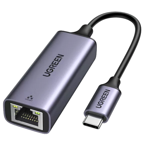Adaptor retea UGREEN USB-C la Ethernet, 1Gbps Gigabit, LAN (Gri)