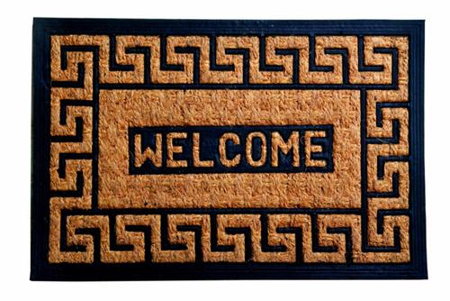 Covoras intrare Vanora VN-GOP-6040P2, cauciuc + nuca cocos, 60 x 40 cm (Maro)