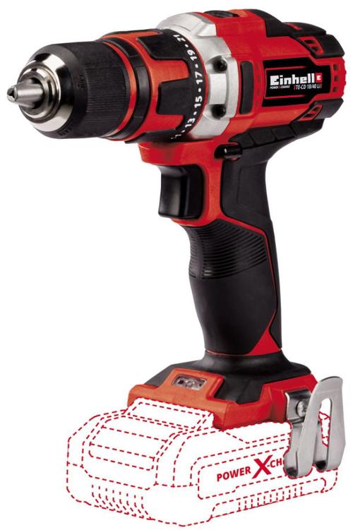 Masina de gaurit si insurubat Einhell PXC TE-CD 18/40 Li-Solo, 18 V, 40 Nm, 21 trepte cuplu, mandrina 13 mm