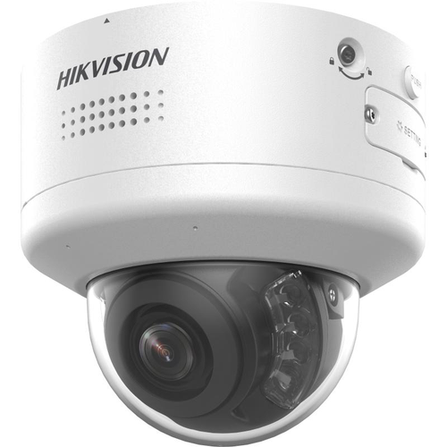 Camera supraveghere rotativa IP Speed Dome PTRZ Hikvision DarkFighter DS-2CD2746G2H-IPTRZS2U/SL, 4 MP, IR 40 m, 2.8 - 12 mm, slot card, microfon dual si difuzor, PoE, sirena, lumina stroboscopica