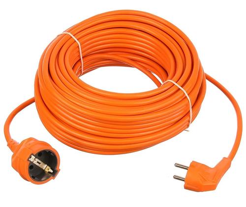 Prelungitor OEM E-PS1550, 1 priza, 3 x 1.5 mm, 50 m (Portocaliu)