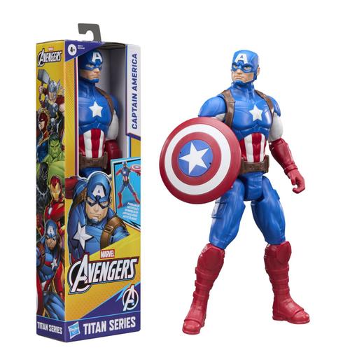 Figurina Marvel Avengers Titan Series - Captain America, 29 cm