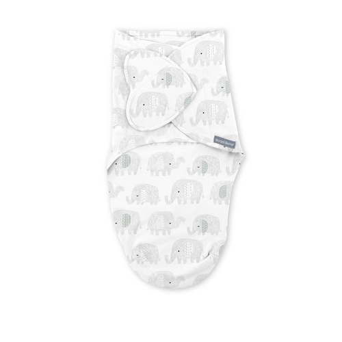 Sistem de infasare Ingenuity Swaddle colectia Monogram Scribble Elephant, Me 0-3 luni