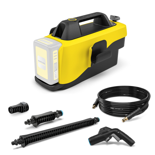 Aparat de spalat cu presiune joasa Karcher OC 6-18, 24 bar, 200 l/h, fara acumulator si incarcator (Galben/Negru)