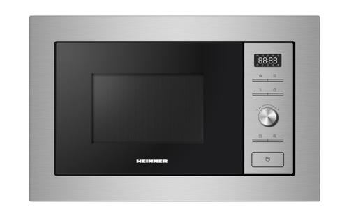Cuptor cu microunde incorporabil HEINNER HMW-MDBI28GD, 900 W, 28 l, Grill, 5 trepte putere, 21 programe (Inox)