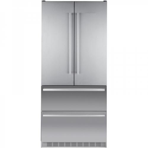 Combina frigorifica Liebherr Premium CBNes 6256, 480 l, No Frost, Inox